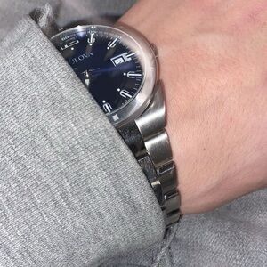 Stainless Steel Bulova Watch